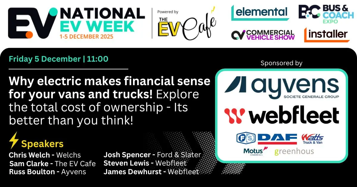 Why electric makes financial sense for your vans and trucksl! Explore the total cost of ownership - Its better than you think!